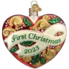 Discount 2023 First Christmas Heart Ornament - Engaged, Wedding, & Anniversary