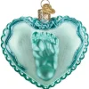 Clearance Baby Boy's Footprint Ornament - Baby