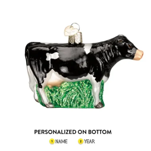 Clearance Black Dairy Cow Ornament - Horse & Farm