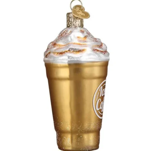 Best Sale Old World Christmas Blended Ice Coffee Ornament -