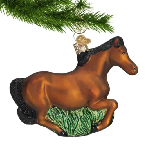 Flash Sale Brown Mustang Horse Ornament - Animals