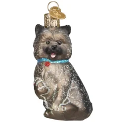 Cheap Old World Christmas Cairn Terrier Ornament -