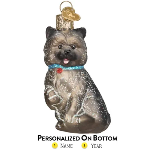 Cheap Old World Christmas Cairn Terrier Ornament -
