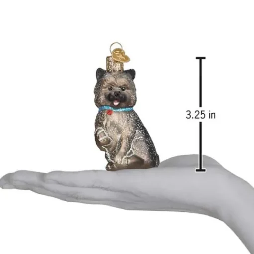 Cheap Old World Christmas Cairn Terrier Ornament -