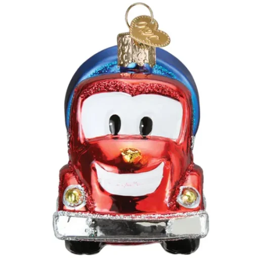 Cheap Old World Christmas Cheerful Cement Truck Ornament -