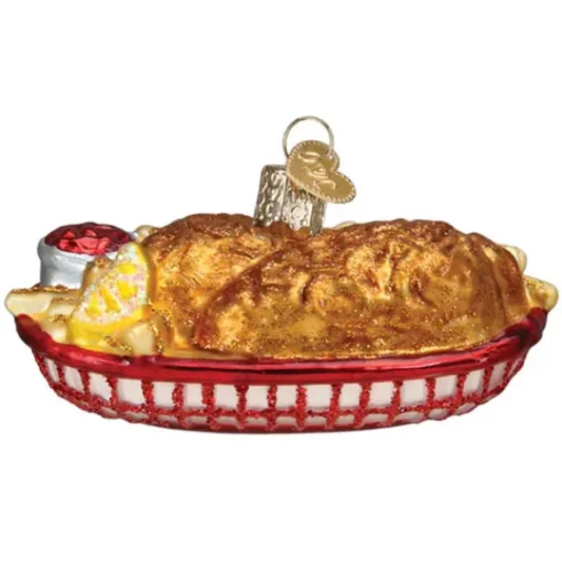 Best Old World Christmas Chicken Basket Ornament -