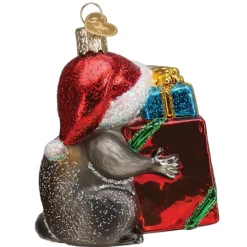Clearance Old World Christmas Christmas Bandit Raccoon Ornament -