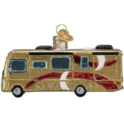 Best Sale Old World Christmas Class A Motorhome Ornament -
