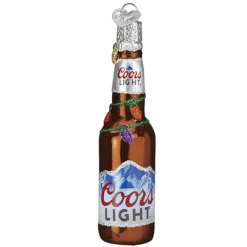 Best Sale Old World Christmas Coors Light Bottle Ornament -