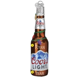 Best Sale Old World Christmas Coors Light Bottle Ornament -