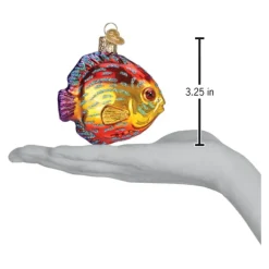 Cheap Old World Christmas Discus Fish Ornament -