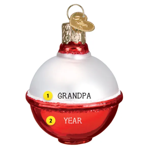 Sale Old World Christmas Fishing Bobber Ornament -
