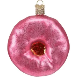 Cheap Old World Christmas Frosted Donut Ornament -