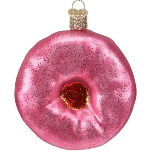 Cheap Old World Christmas Frosted Donut Ornament -