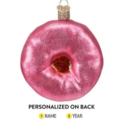 Cheap Old World Christmas Frosted Donut Ornament -
