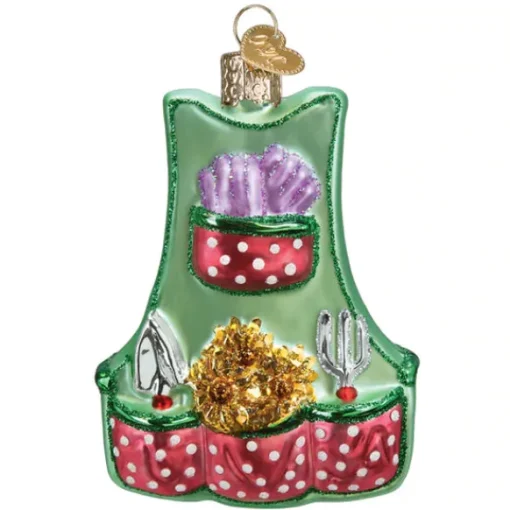 Clearance Gardening Apron Ornament - Garden, Birds & Insects