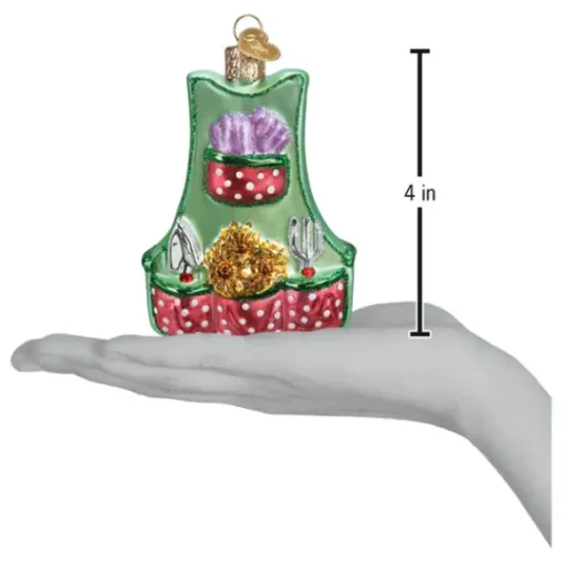 Clearance Gardening Apron Ornament - Garden, Birds & Insects