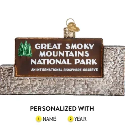 Best Sale Old World Christmas Great Smoky Mountains National Park Ornament -