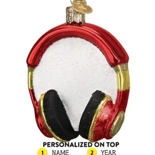 Hot Headphones Ornament - Music