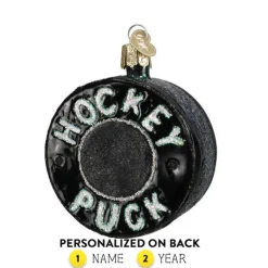 Best Sale Old World Christmas Hockey Puck Ornament -