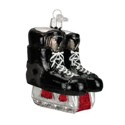 Cheap Old World Christmas Hockey Skate Ornament -