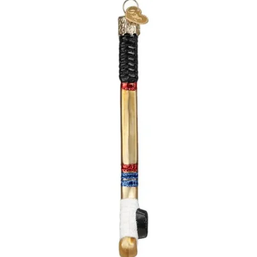 Best Old World Christmas Hockey Stick Ornament -