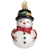 Flash Sale Old World Christmas Holly Hat Snowman Ornament -