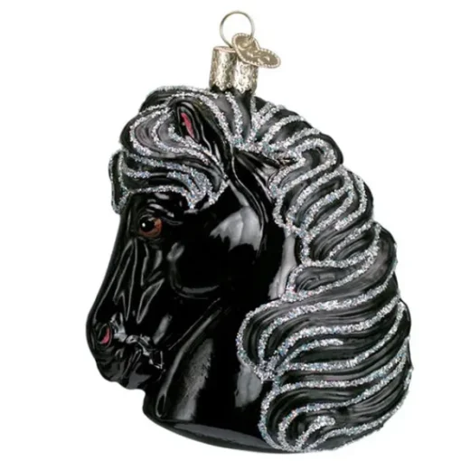 Sale Horse Head Ornament - Black - Horse & Farm
