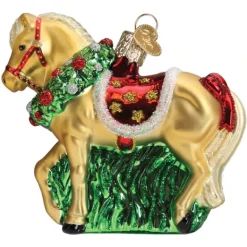Best Sale Horse With Wreath Ornament - Animals