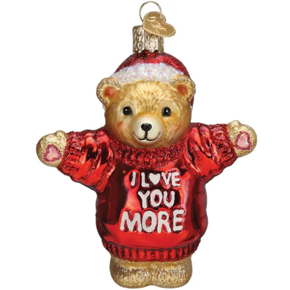 Cheap I Love You More Bear Ornament - Inspirational
