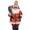 Cheap Old World Christmas Jolly African American Santa Ornament -