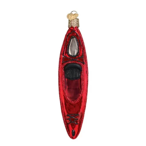 Cheap Old World Christmas Kayak Ornament -