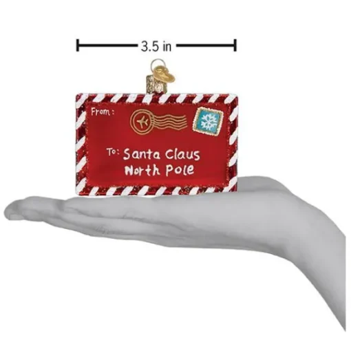 Clearance Old World Christmas Letter To Santa Ornament -