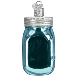 Best Sale Old World Christmas Mason Jar Ornament -