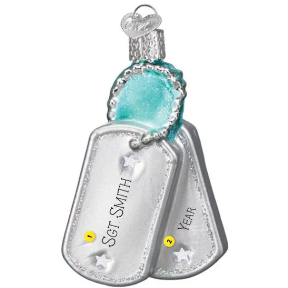Sale Military Tags Ornament - Military & Patriotic