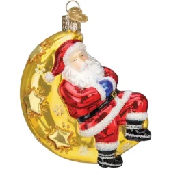 Clearance Old World Christmas Moonlight Santa Ornament -