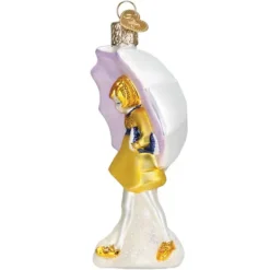 Store Old World Christmas Morton Salt Umbrella Girl Ornament