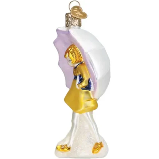 Store Old World Christmas Morton Salt Umbrella Girl Ornament