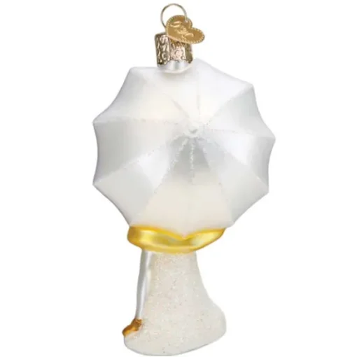 Store Old World Christmas Morton Salt Umbrella Girl Ornament