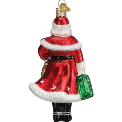 Cheap Old World Christmas Mrs. Claus Goes Shopping Ornament -