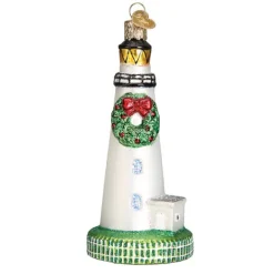 Cheap Old World Christmas Ocracoke Lighthouse Ornament -