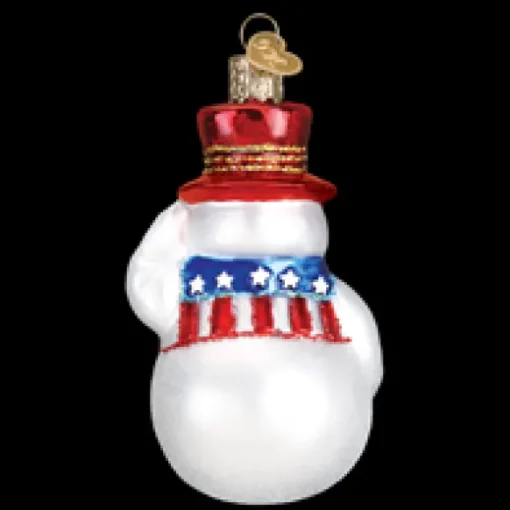 Best Patriotic Snowman Ornament - Military & Patriotic
