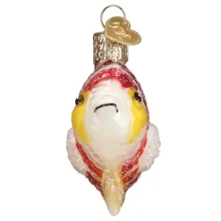 New Peppermint Angelfish Ornament - Fish & Reptile