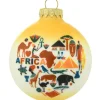 Store Bronners Personalized Africa Glass Ornament