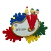 New Personalized Artist Palette Ornament Hobbies & Activities
