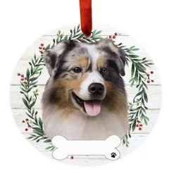 Hot E & S Imports Personalized Australian Shepherd Ornament