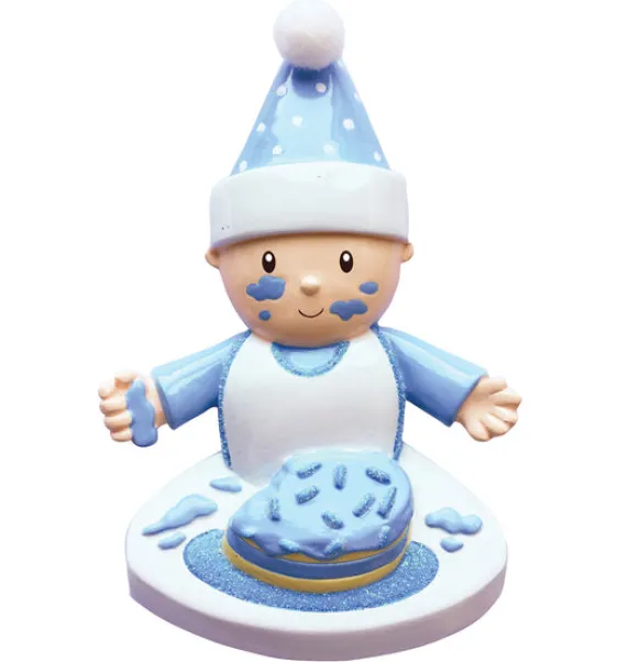 Outlet Personalized Baby Boy With Birthday Cake Ornament Baby