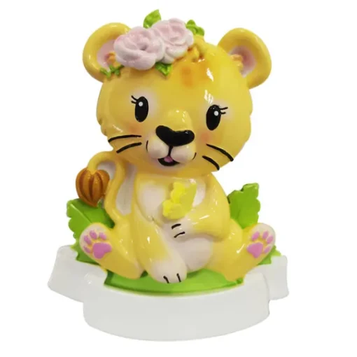 Hot Personalized Baby Lioness Ornament Baby