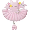 Clearance PolarX Personalized Ballet Tutu Ornament