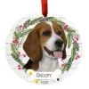 Clearance E & S Imports Personalized Beagle Ornament